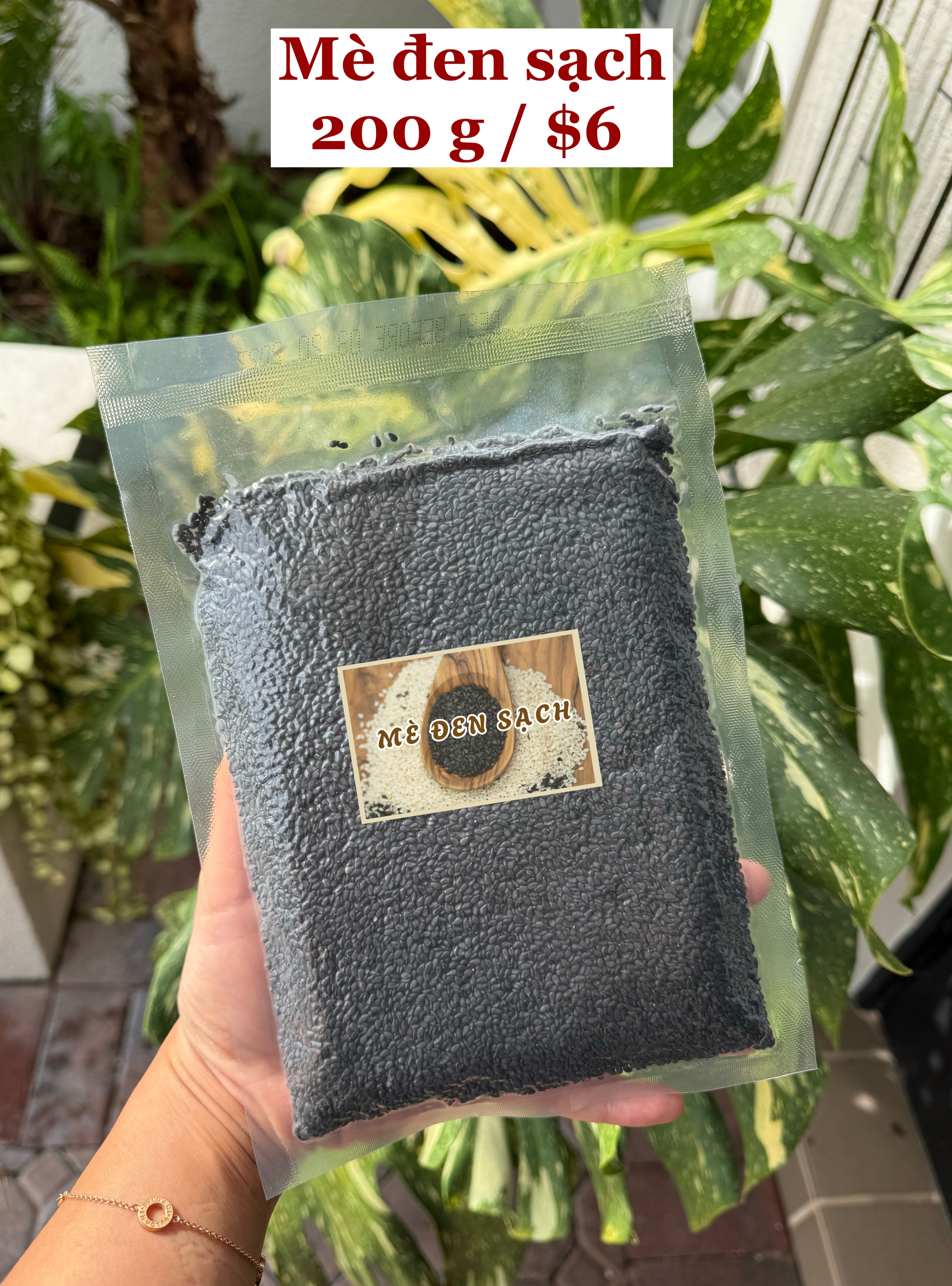 Mè đen sạch chưa rang