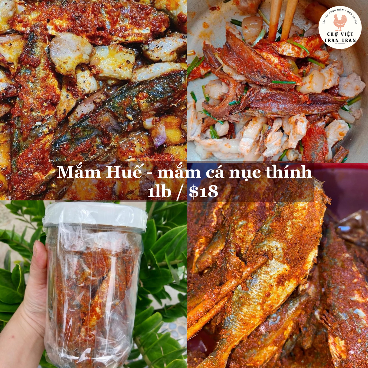 Mắm nục thính - Mắm Huế
