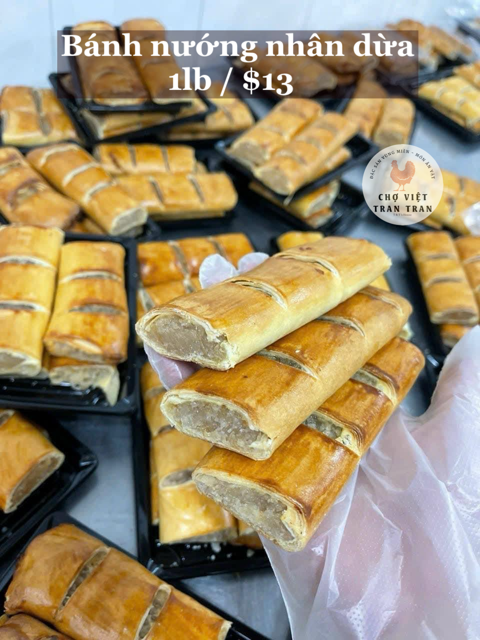 Bánh nướng nhân dừa Soc Trang