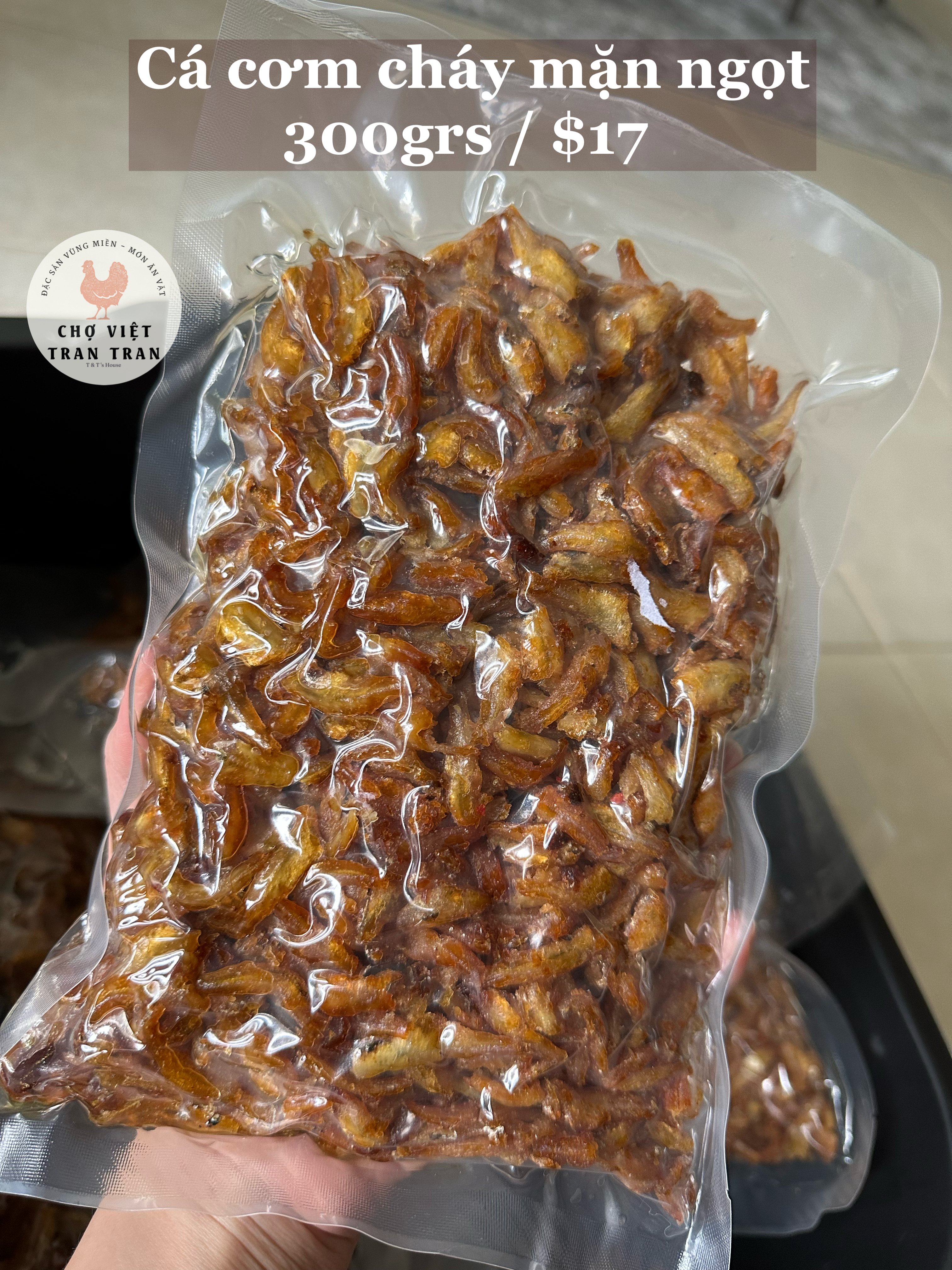 Cá cơm cháy mặn ngọt