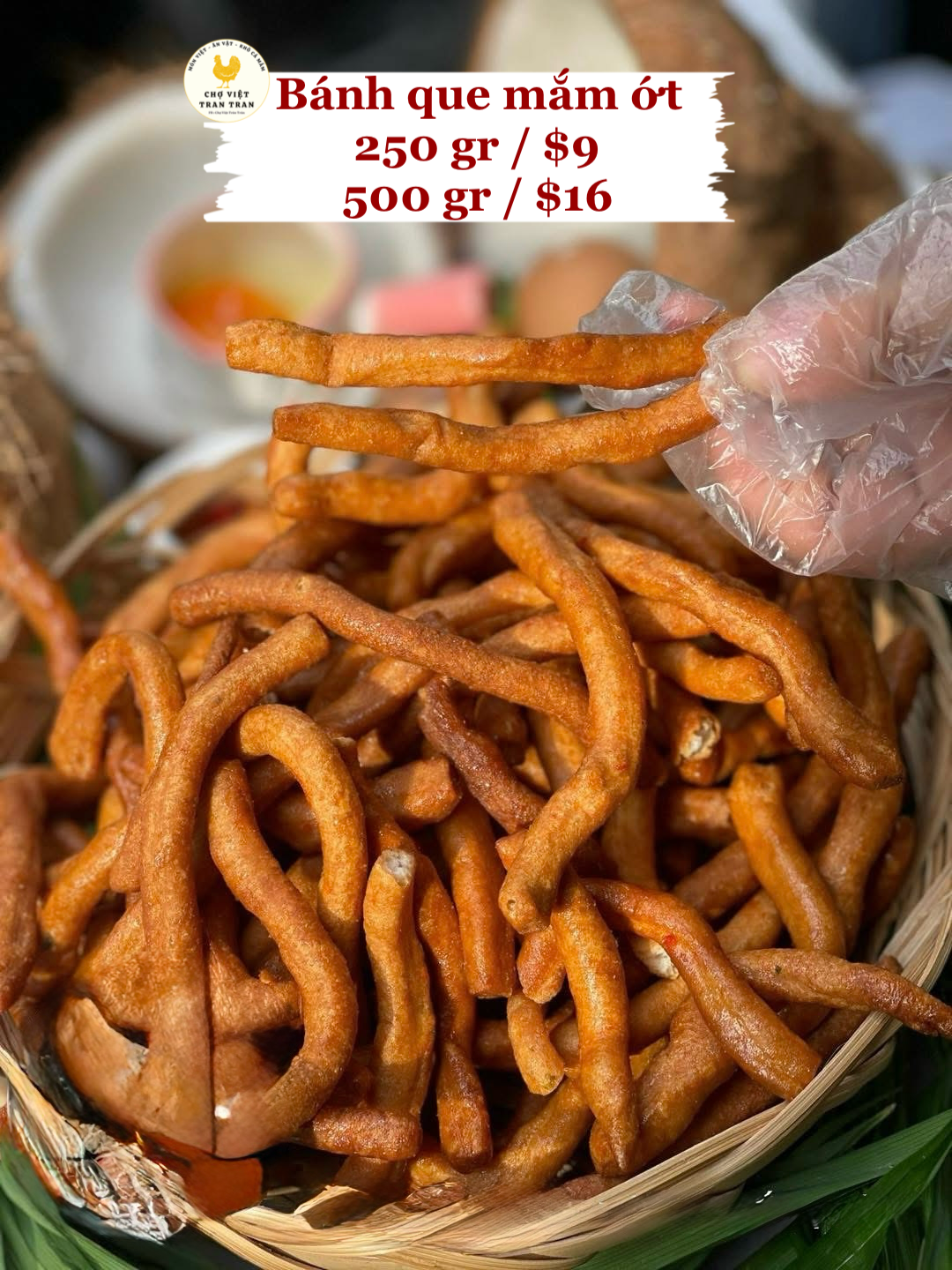 Bánh que mắm ớt