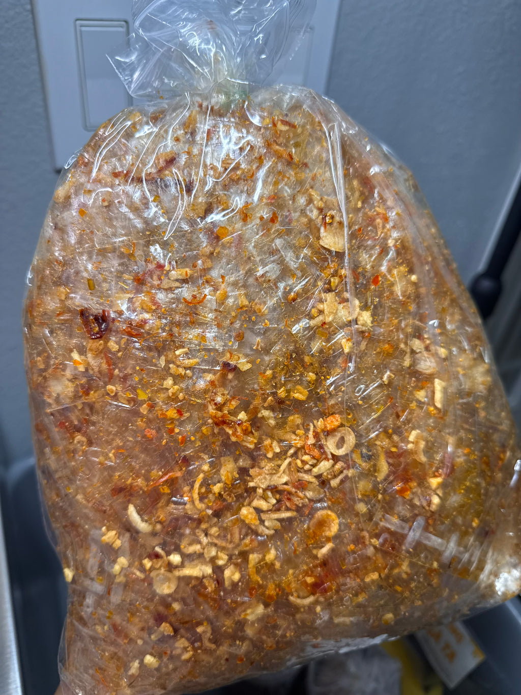 Bánh tráng satế khô bò