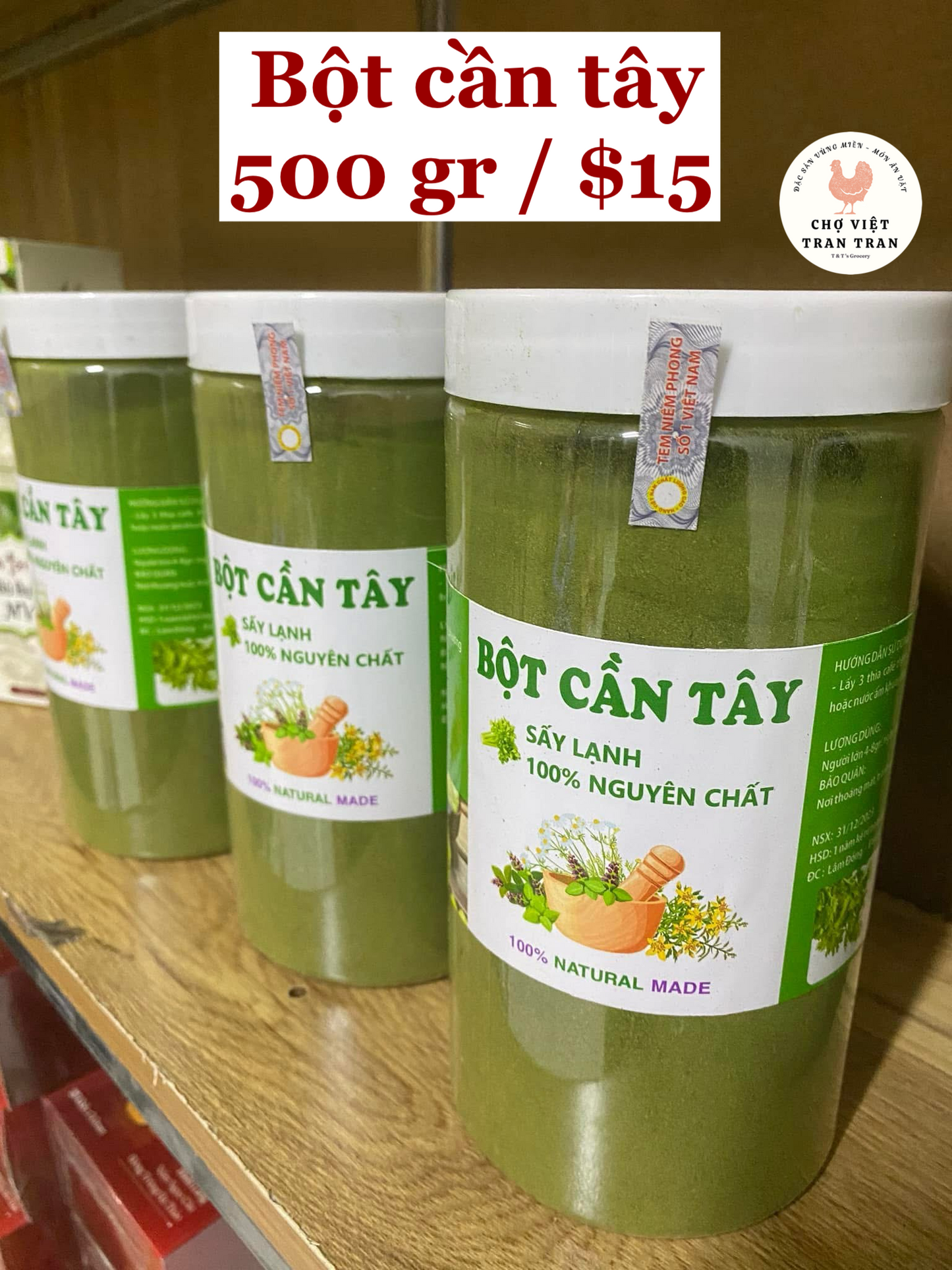 Bột cần tây sấy lạnh