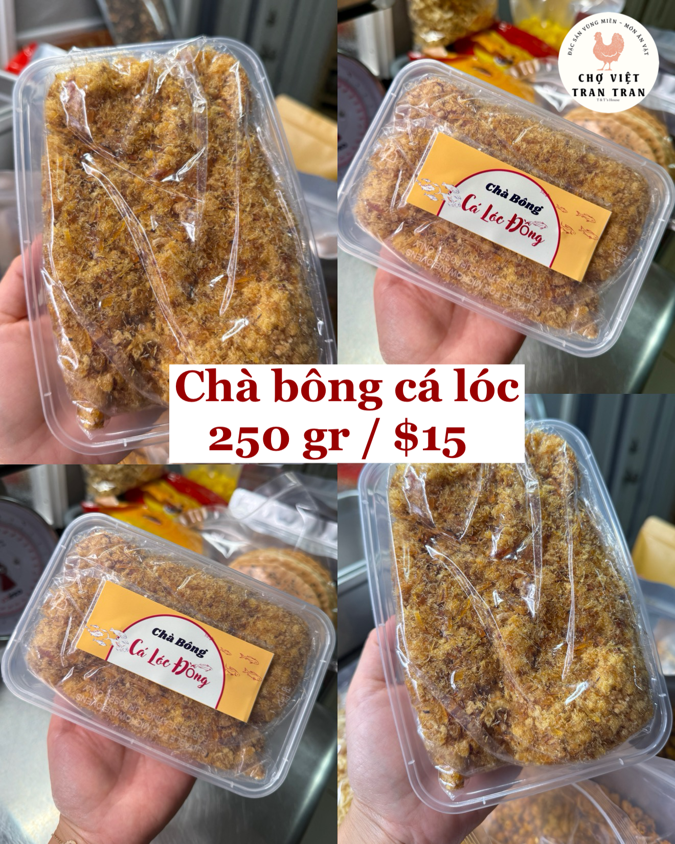 Chà bông cá lóc
