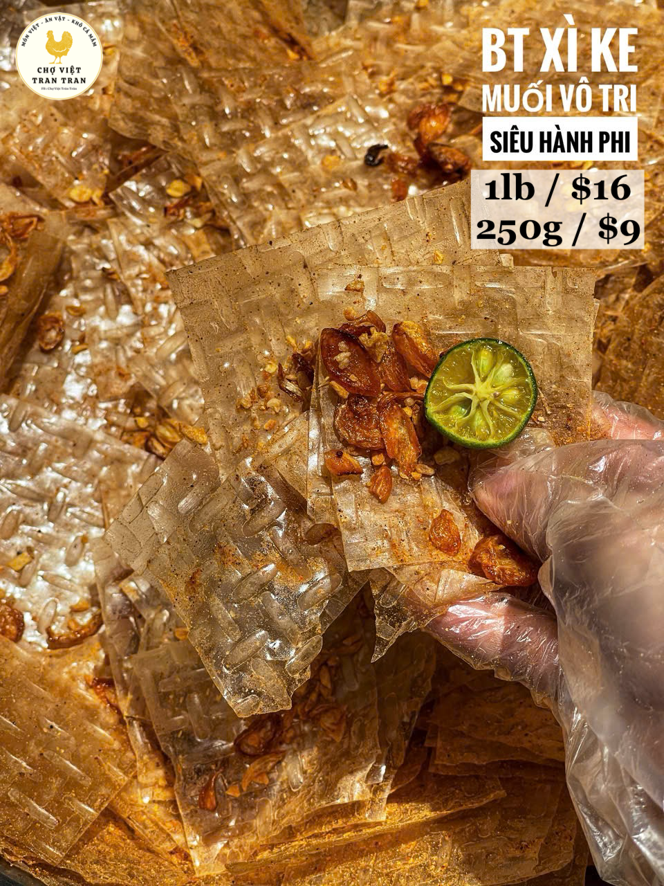 Bánh tráng muối vô tri siêu hành