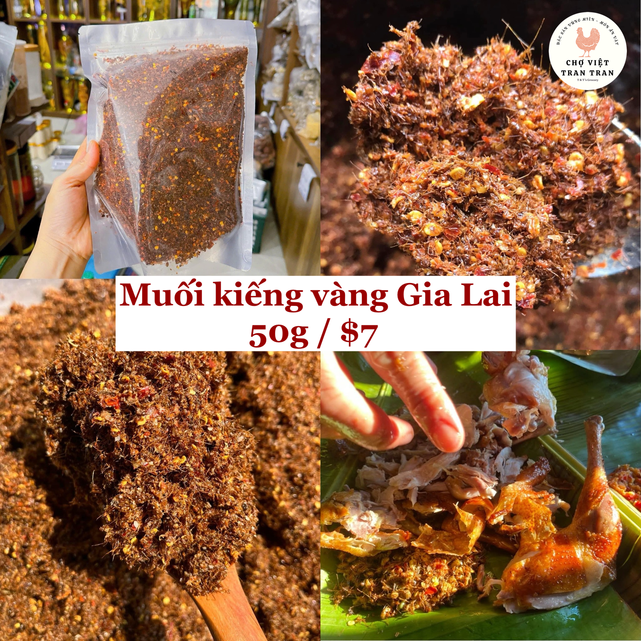 Muối kiến vàng Gia Lai