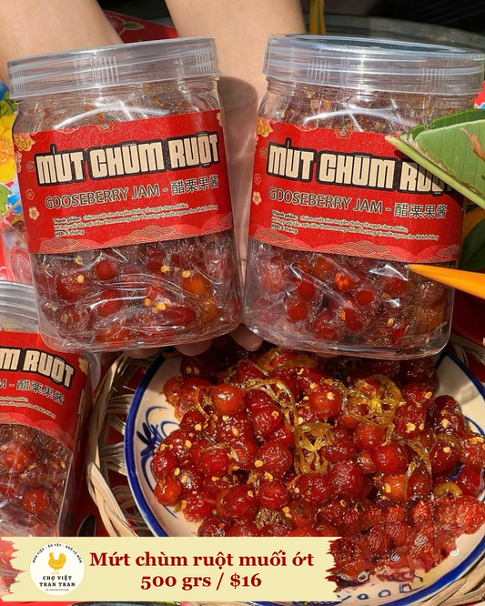 Mứt chùm ruột muối ớt