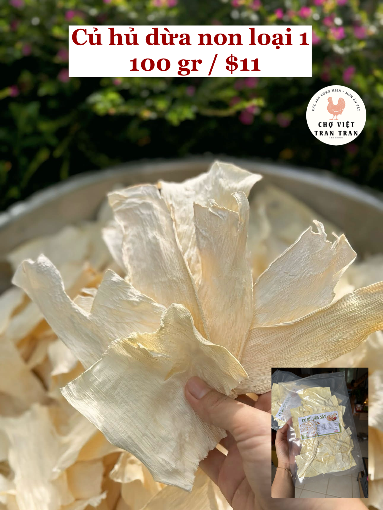 Củ hủ dừa non loại 1