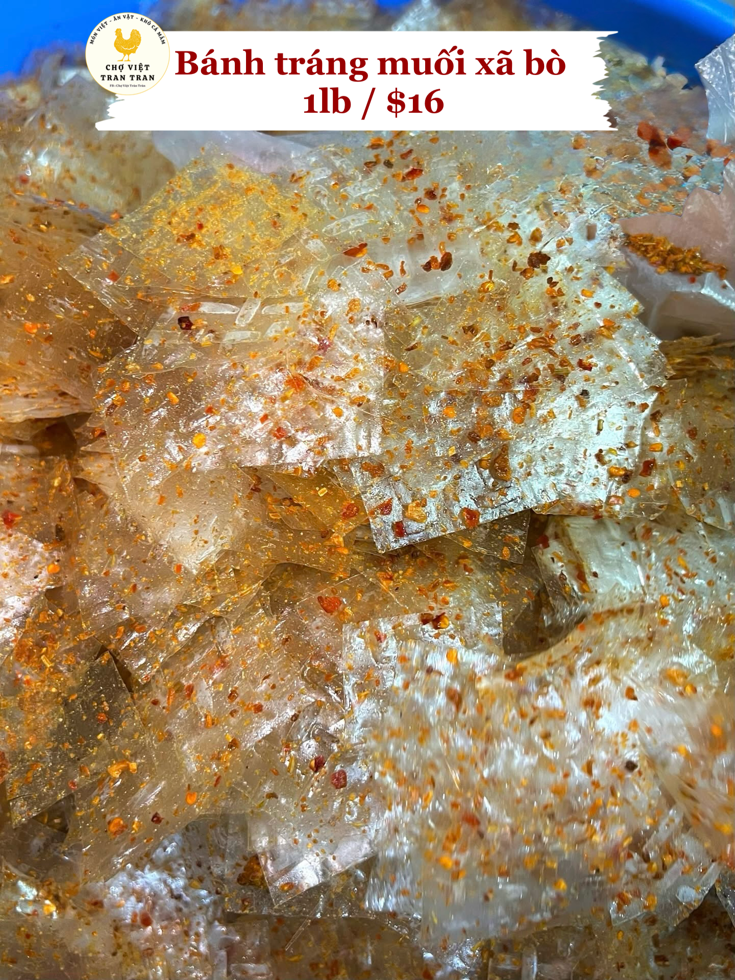 Bánh tráng muối xả bò