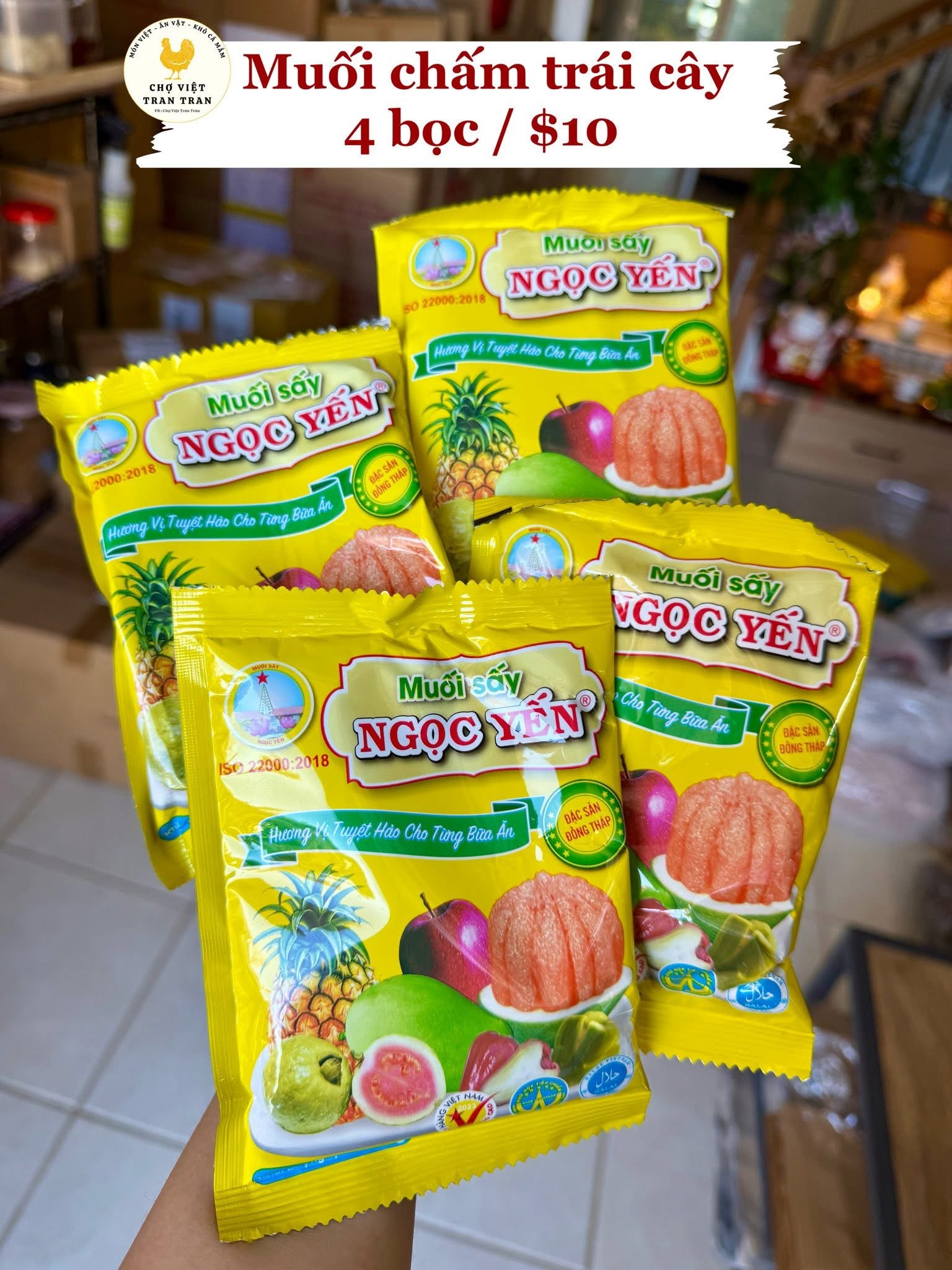 Muối chấm trái cây