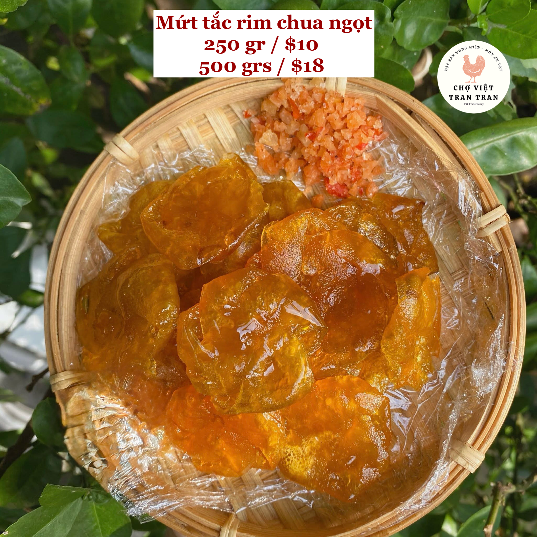 Mứt tắc rim chua ngọt