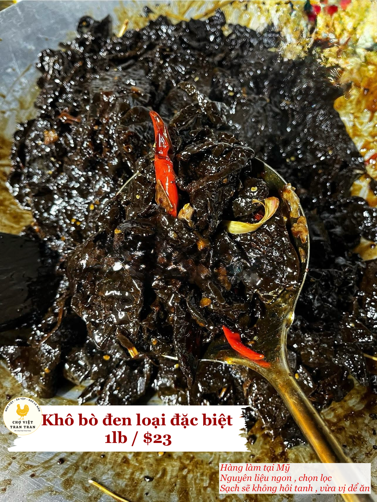 Khô bò đen đặc biệt
