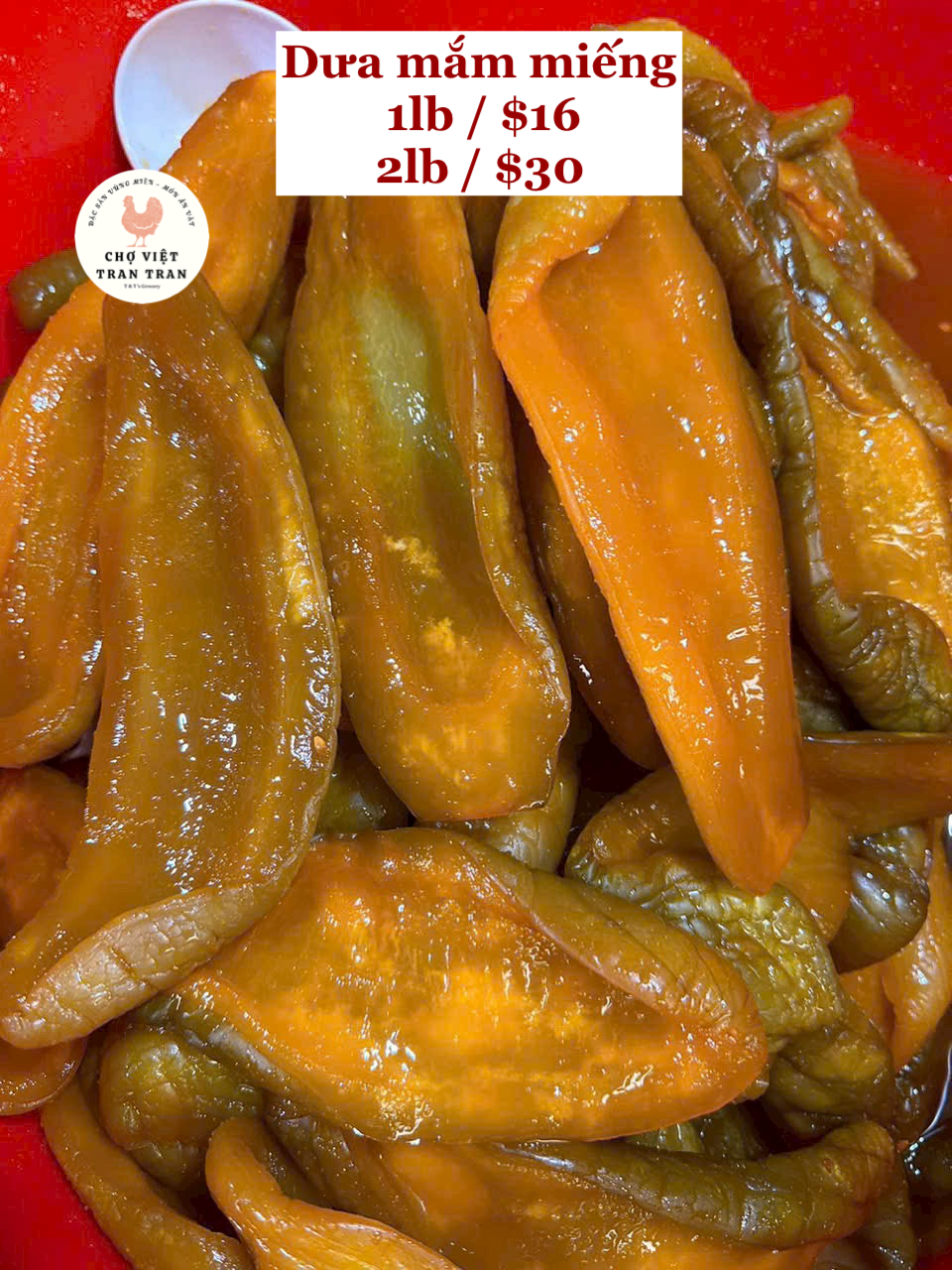 Dưa mắm miếng