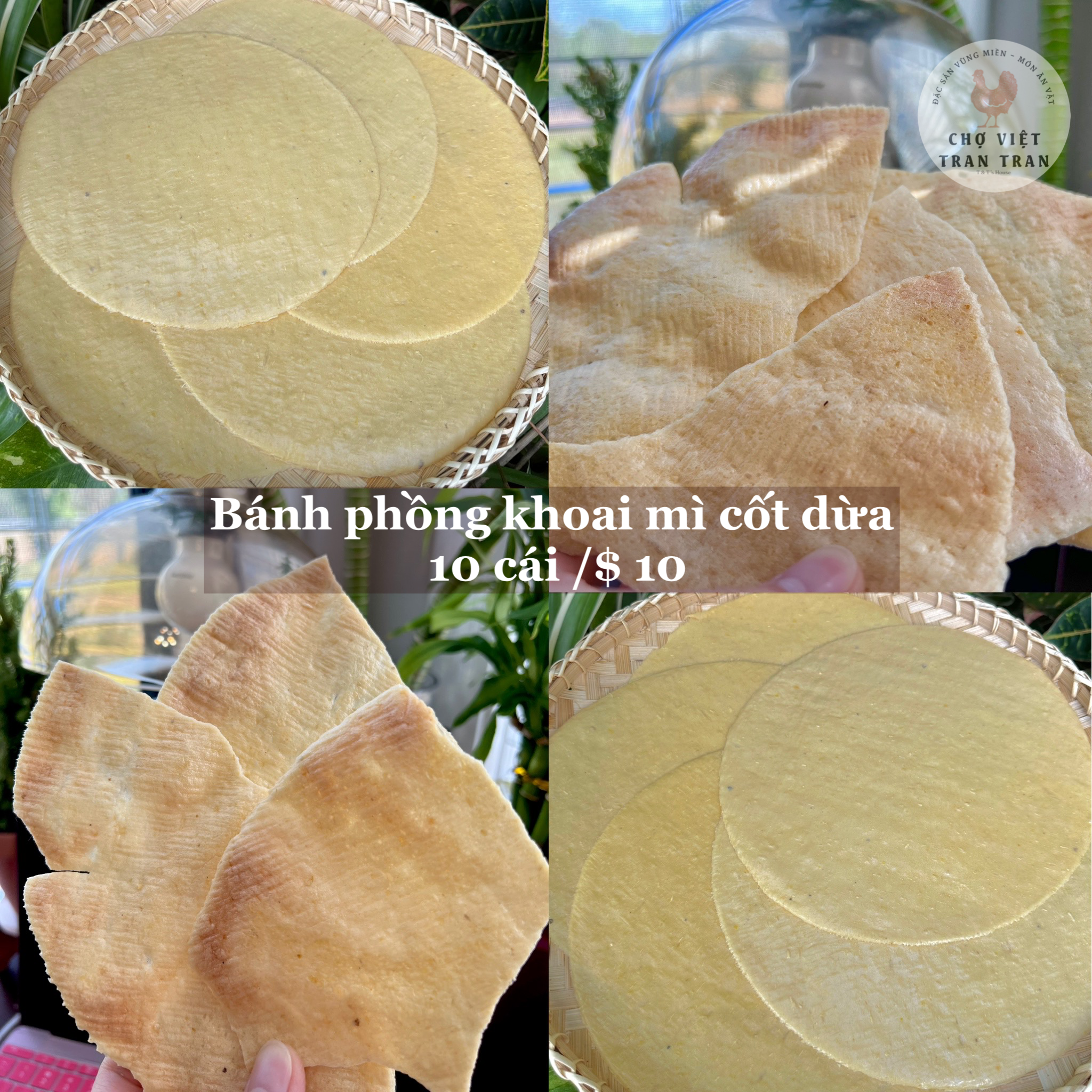 Bánh phồng khoai mì
