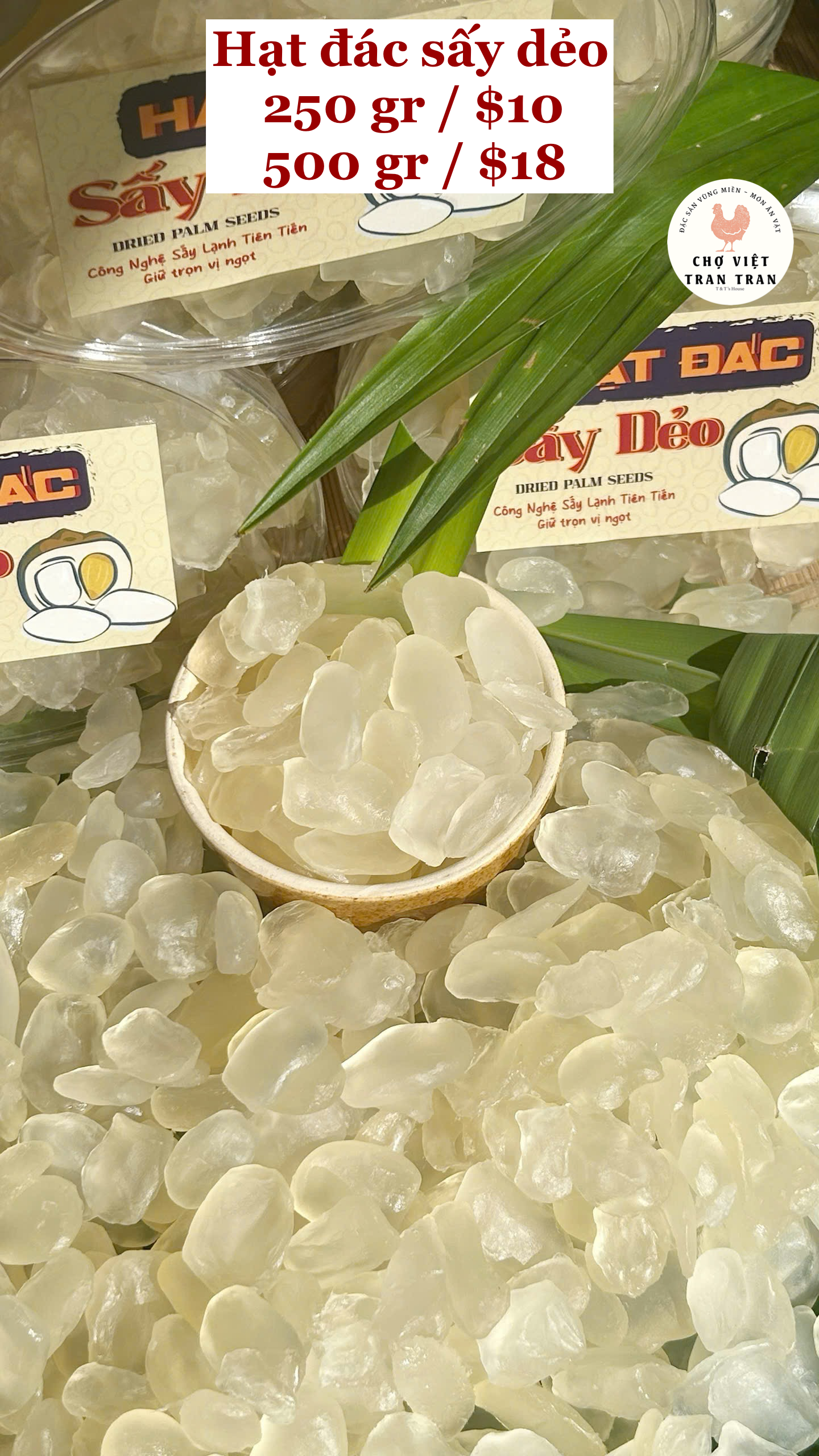 Hạt đác sấy dẻo
