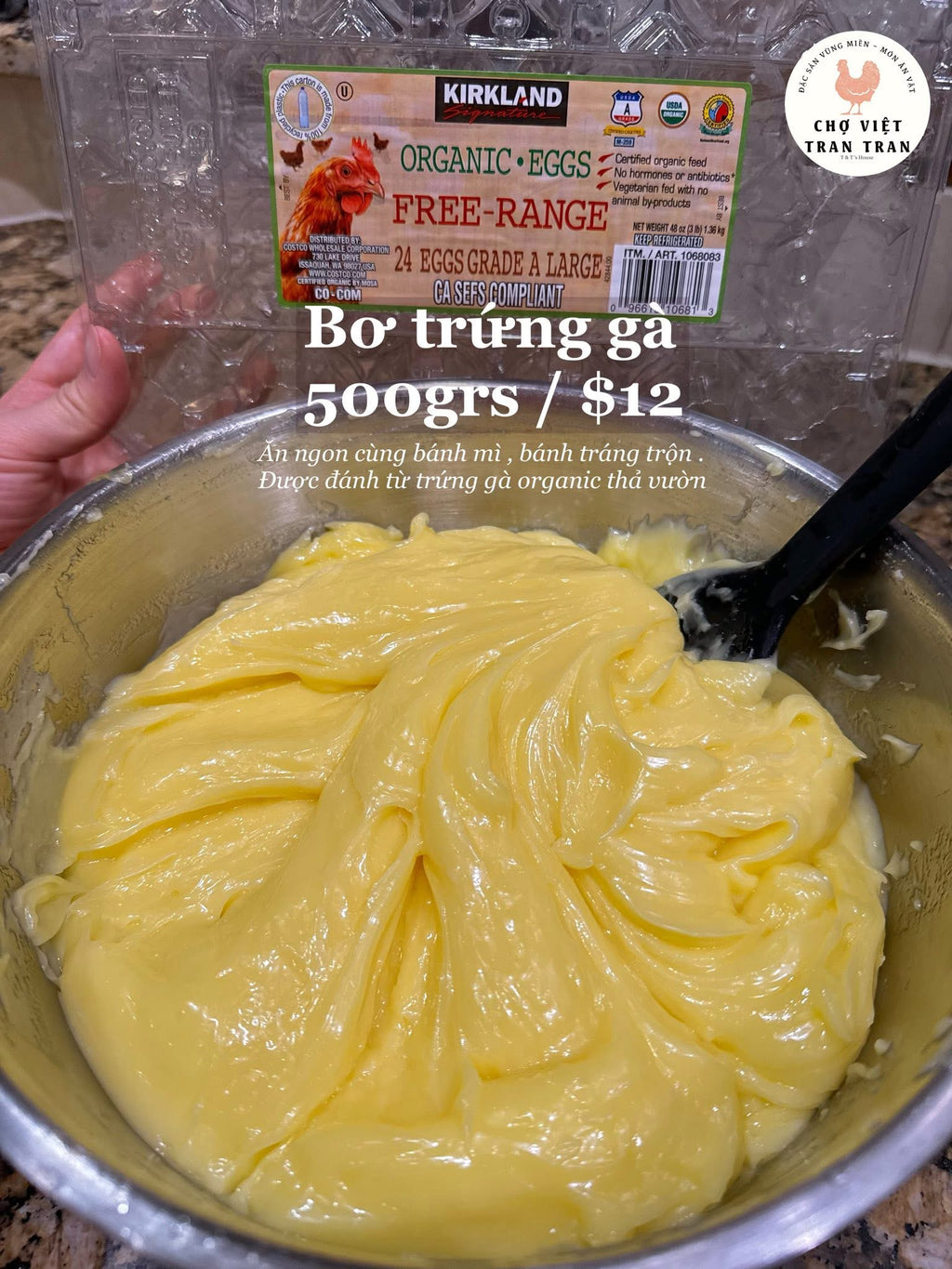 Bơ trứng gà
