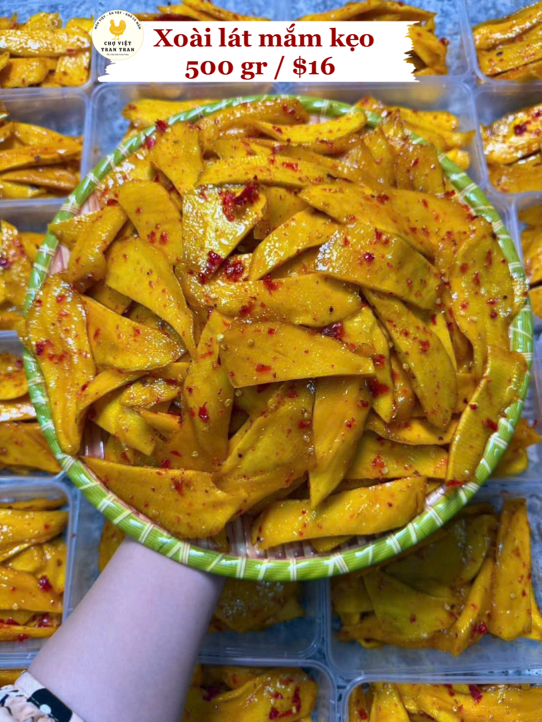 Xoài lát mắm kẹo