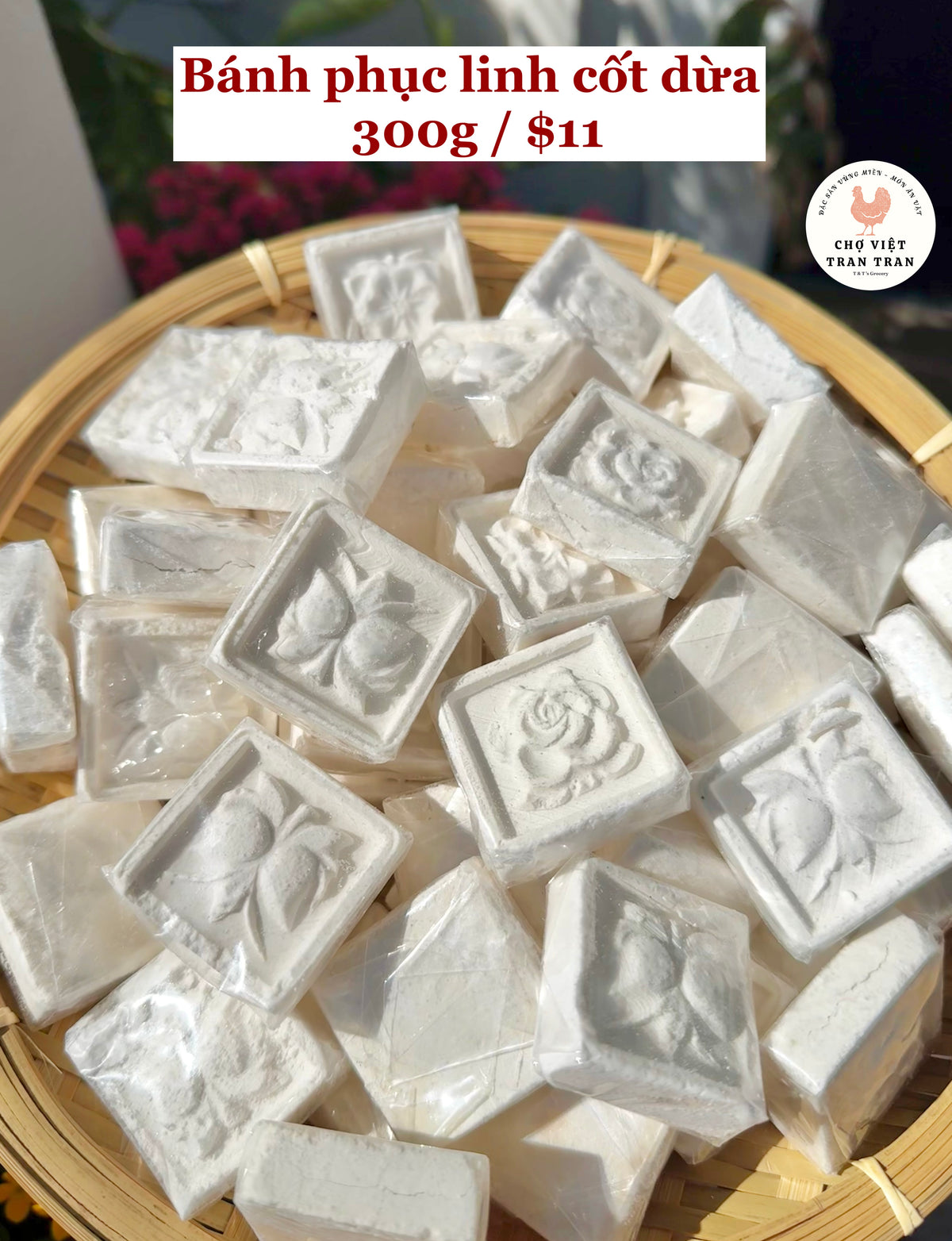 Bánh phục linh cốt dừa