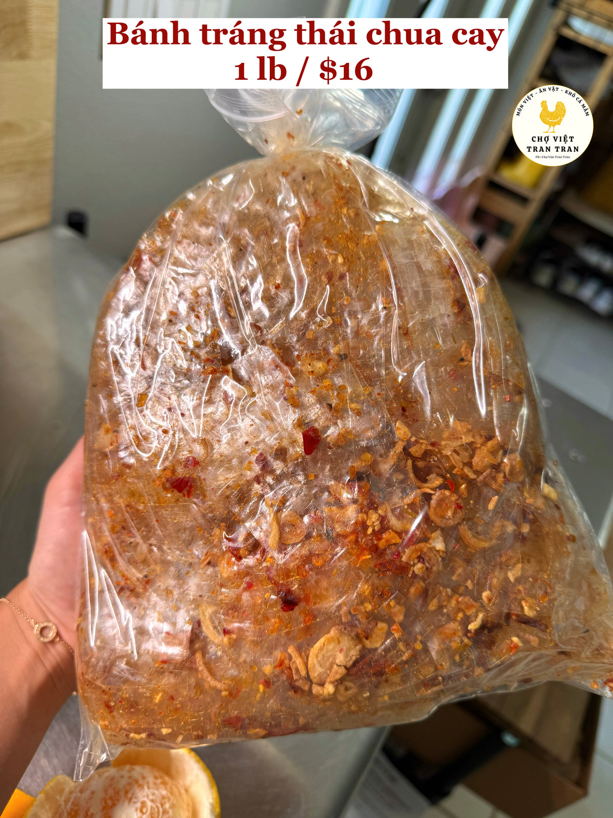 Bánh tráng thái chua cay