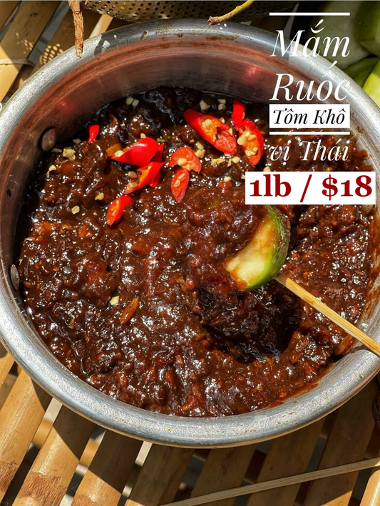 Mắm ruốc tôm khô vị thái