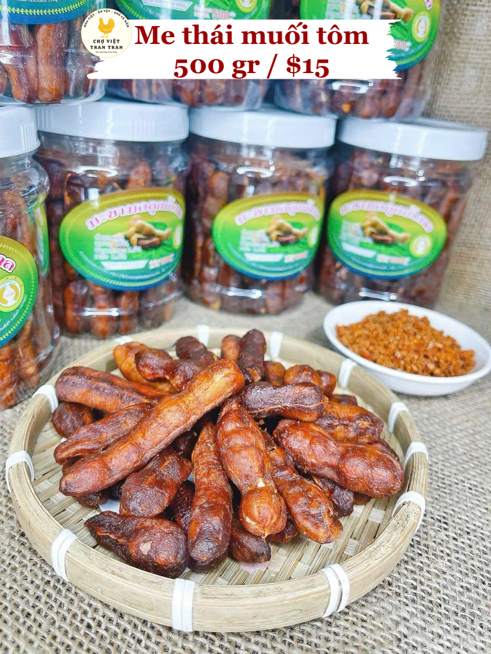 Me lào muối tôm