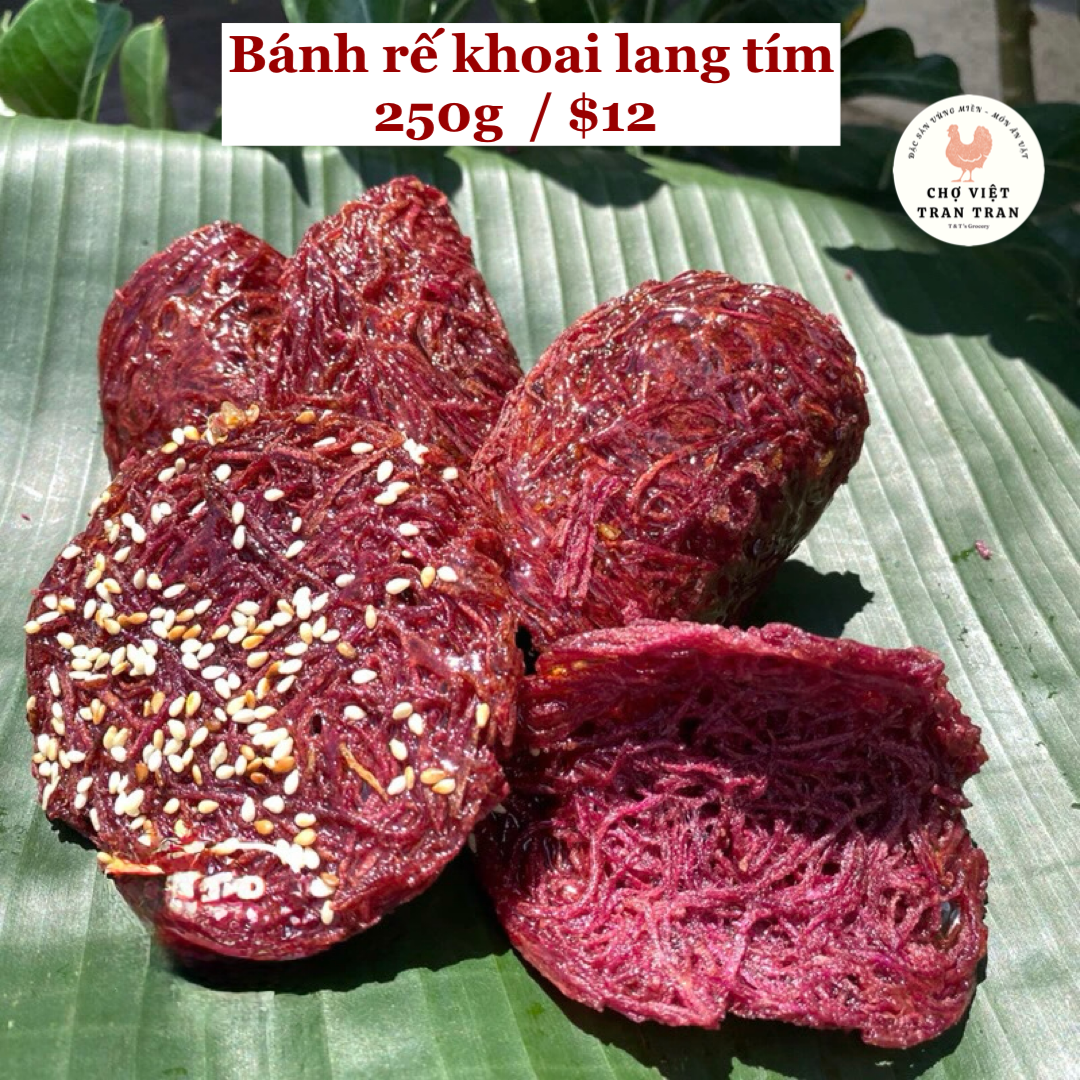 Bánh rế khoai lang tím