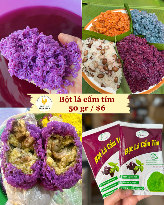 Bột lá cẫm tím