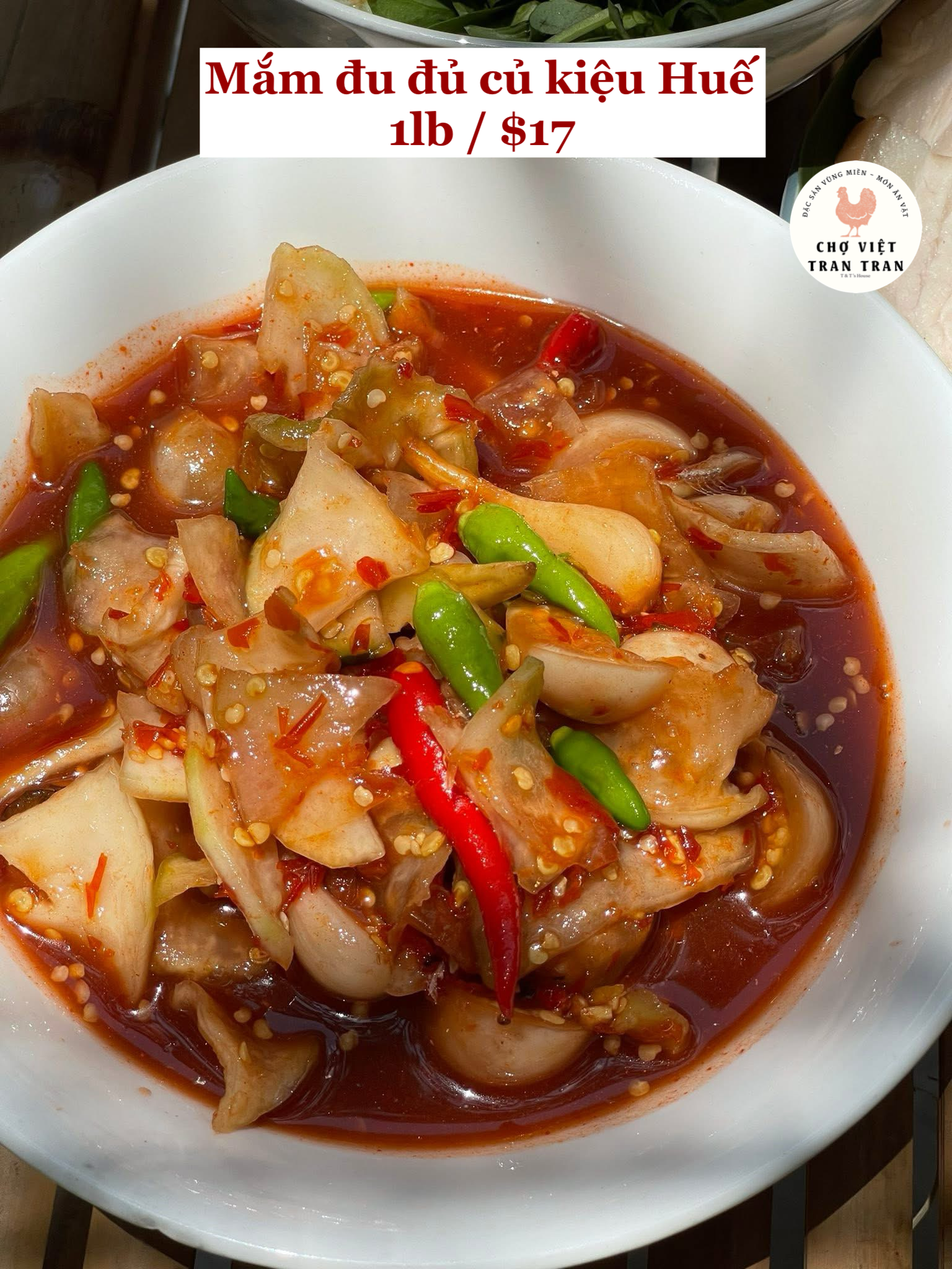 Mắm đu đủ kiệu Huế