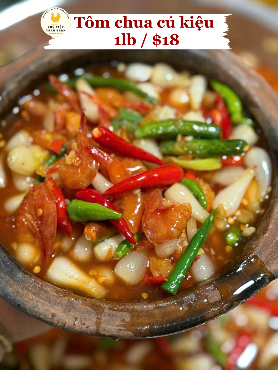 Tôm chua củ kiệu