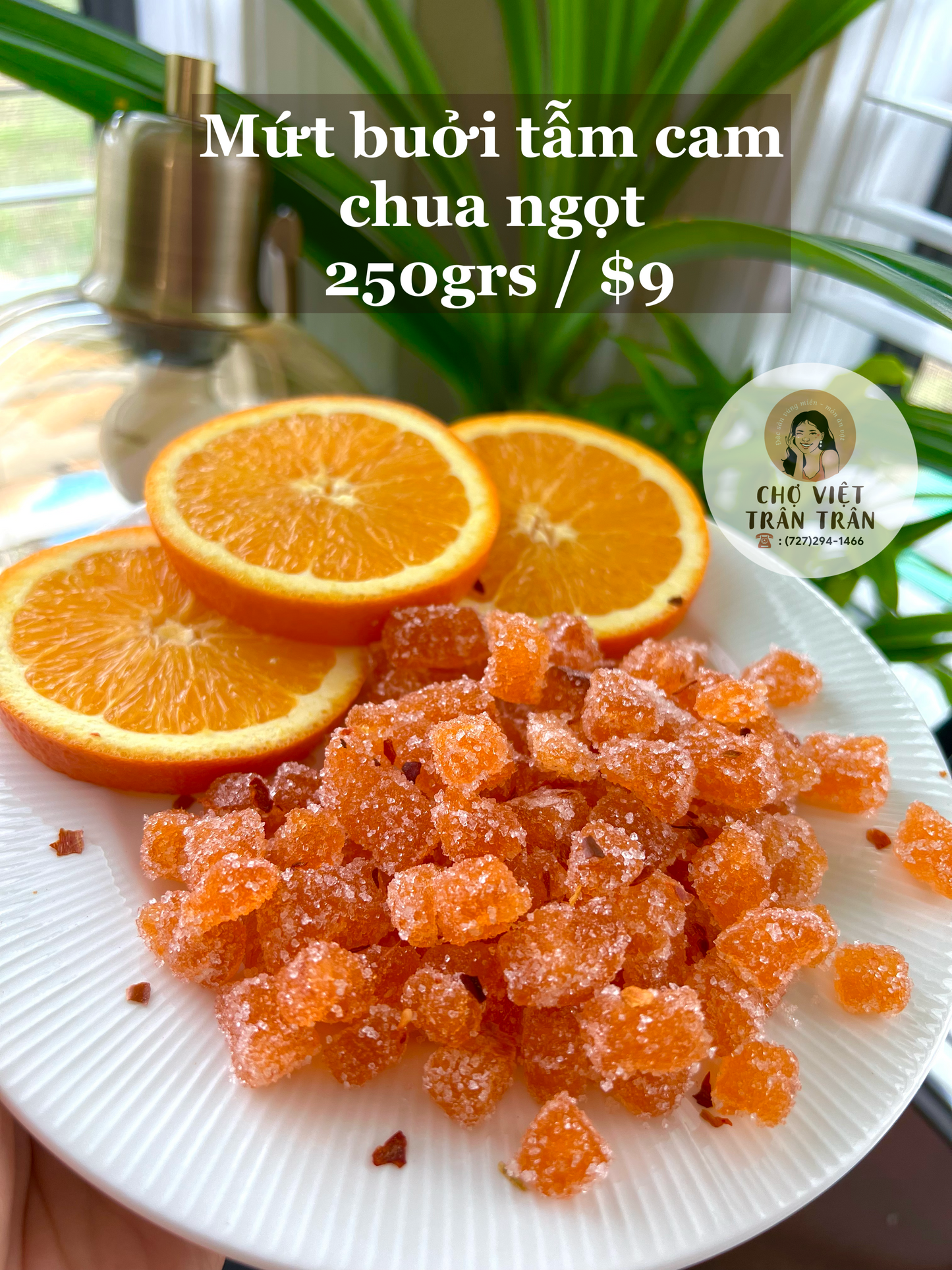 Vỏ bưởi tẫm cam chua ngọt