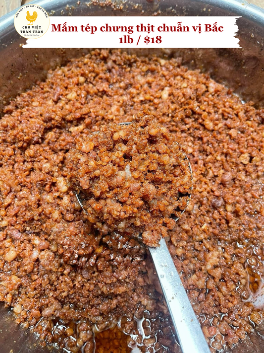 Mắm tép chưng thịt