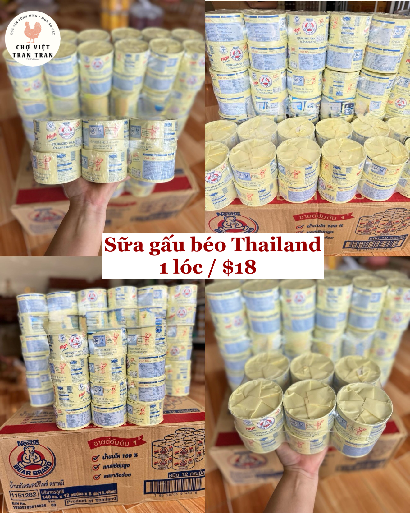 Sữa gấu béo ThaiLand