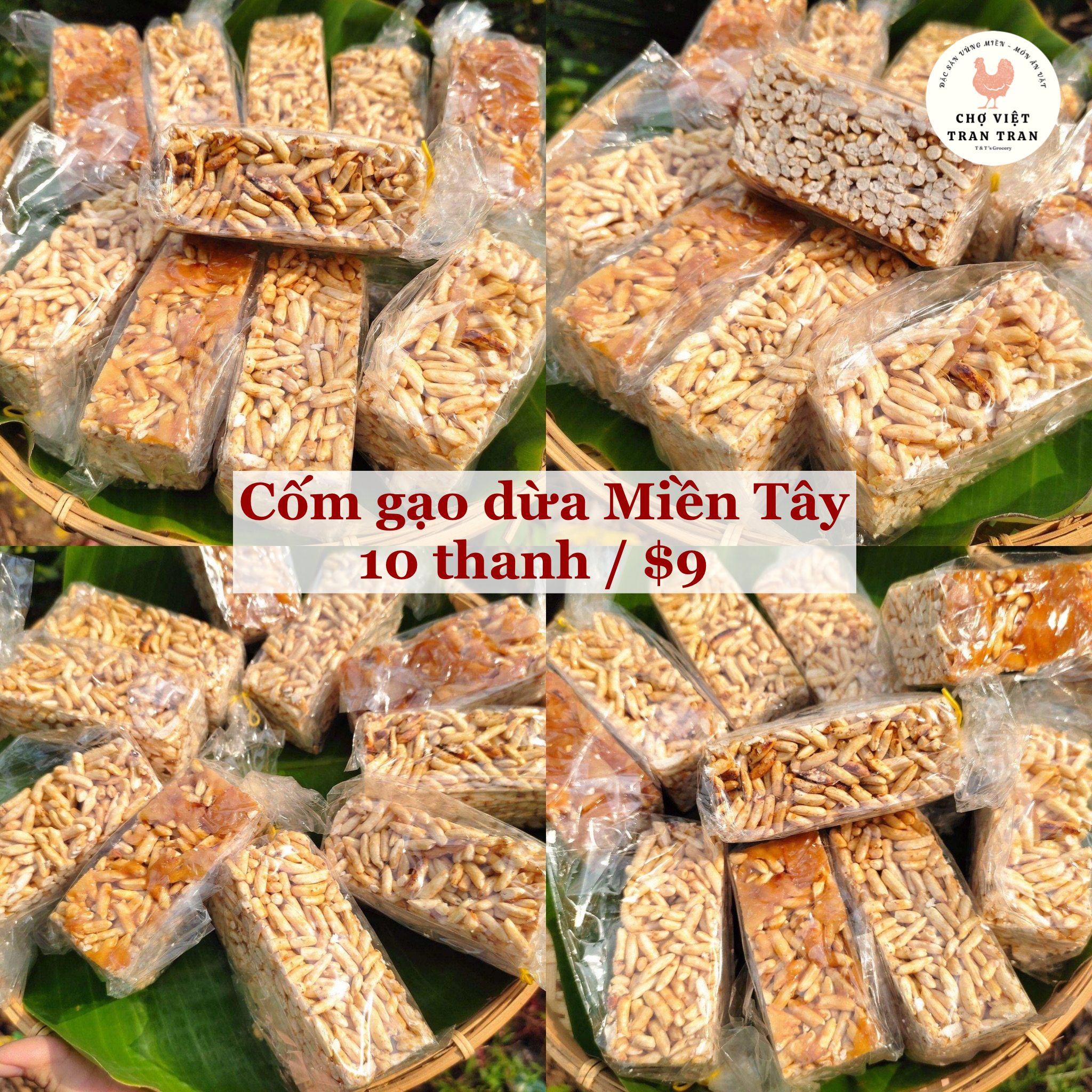Cốm Gạo Dừa Miền Tây