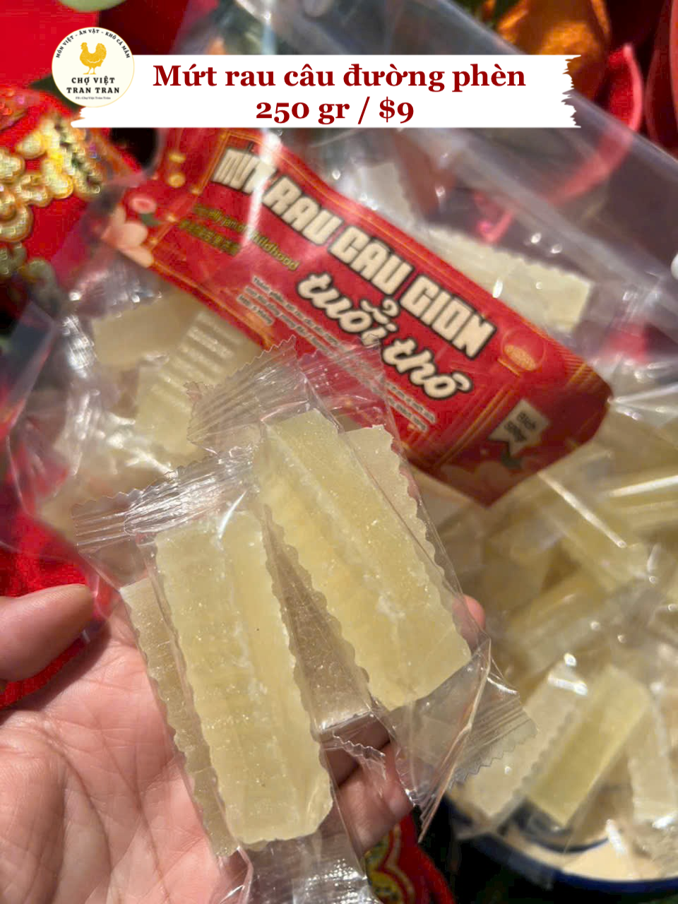 Mứt râu câu đường phèn