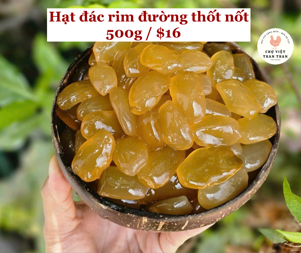 Hạt đác rim đường thốt nốt