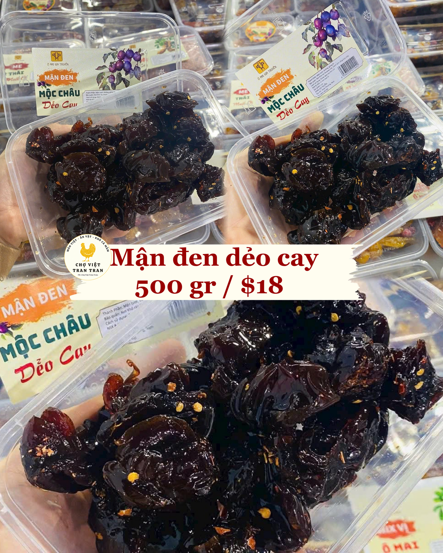 Mận đen dẻo cay Moc Chau