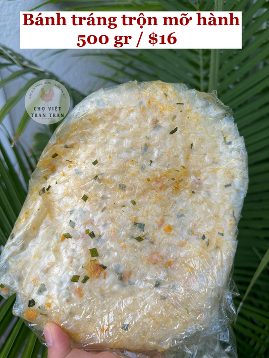 Bánh tráng trộn mỡ hành