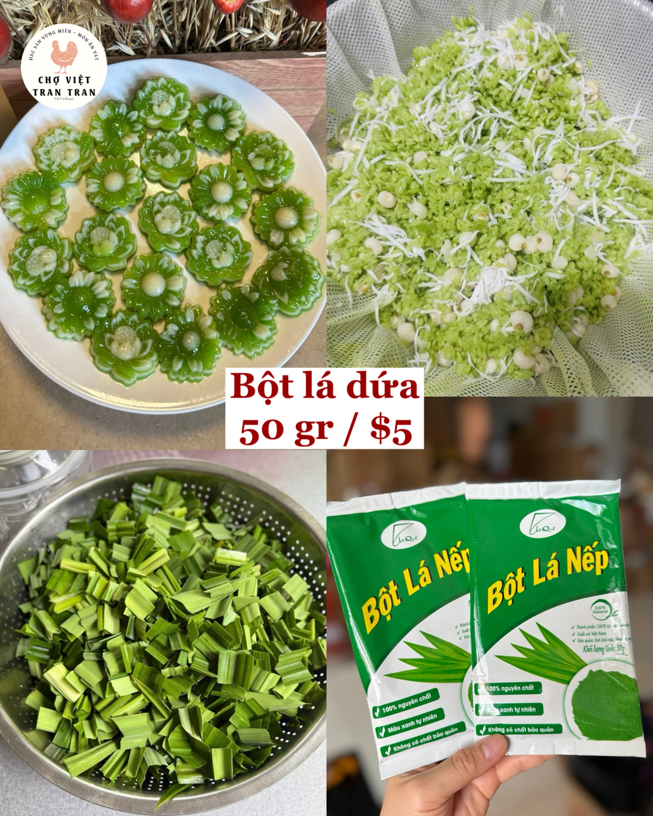 Bột lá dứa