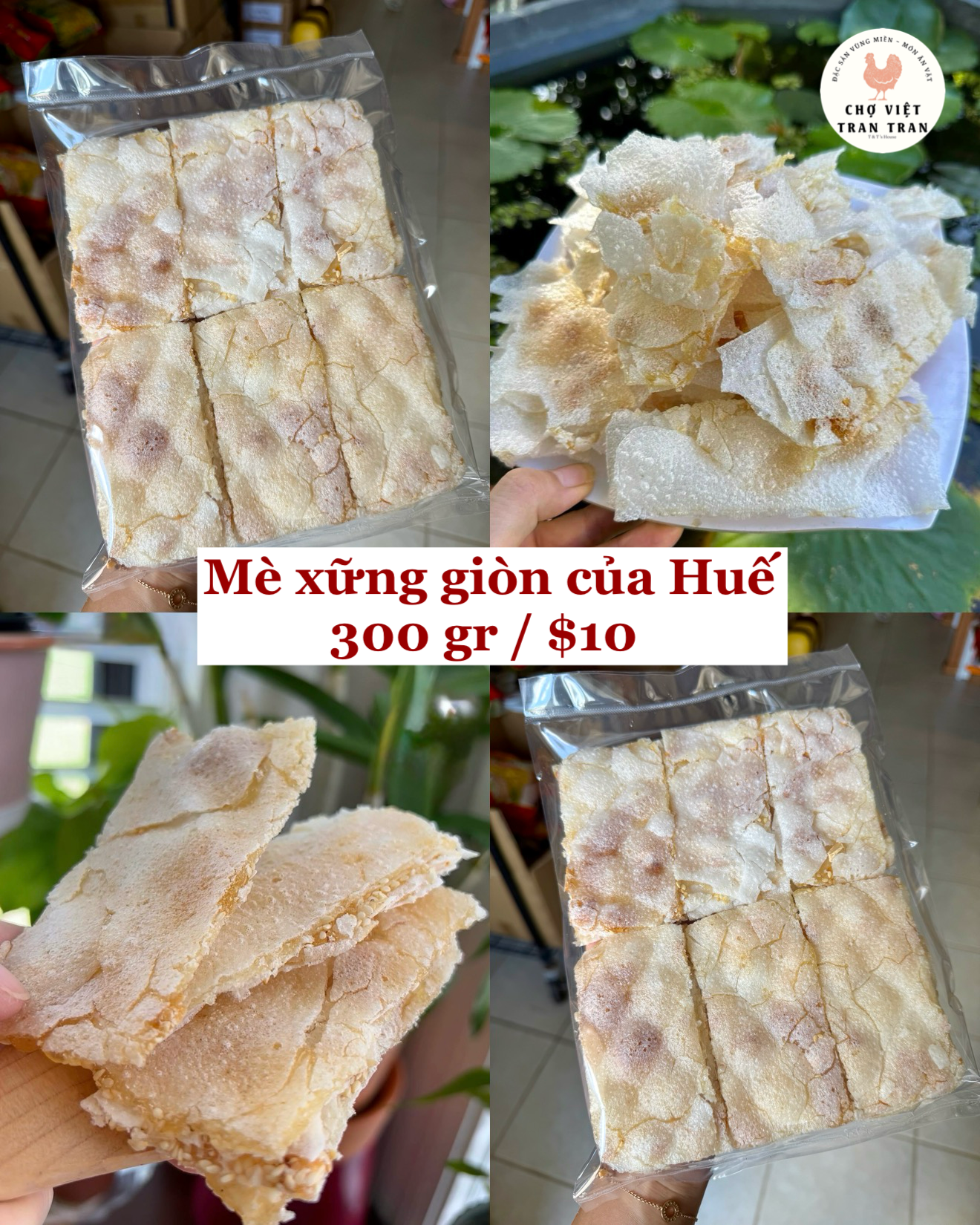 Mè xững giòn của Huế