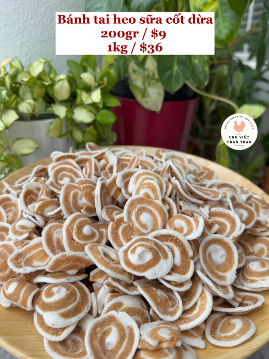 Bánh tai heo sữa cốt dừa