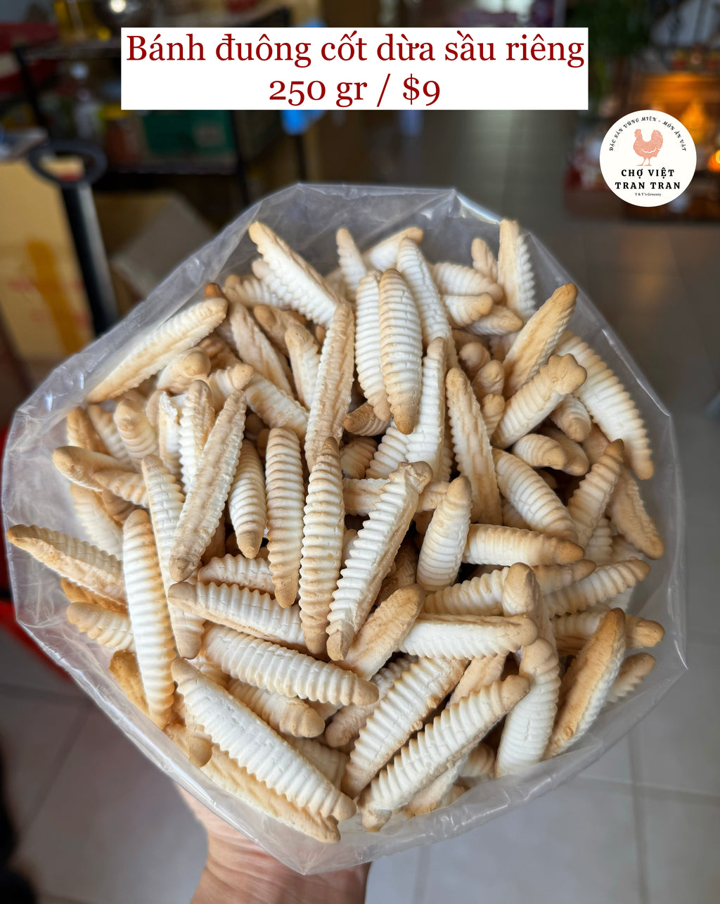 Bánh đuông dừa sầu riêng