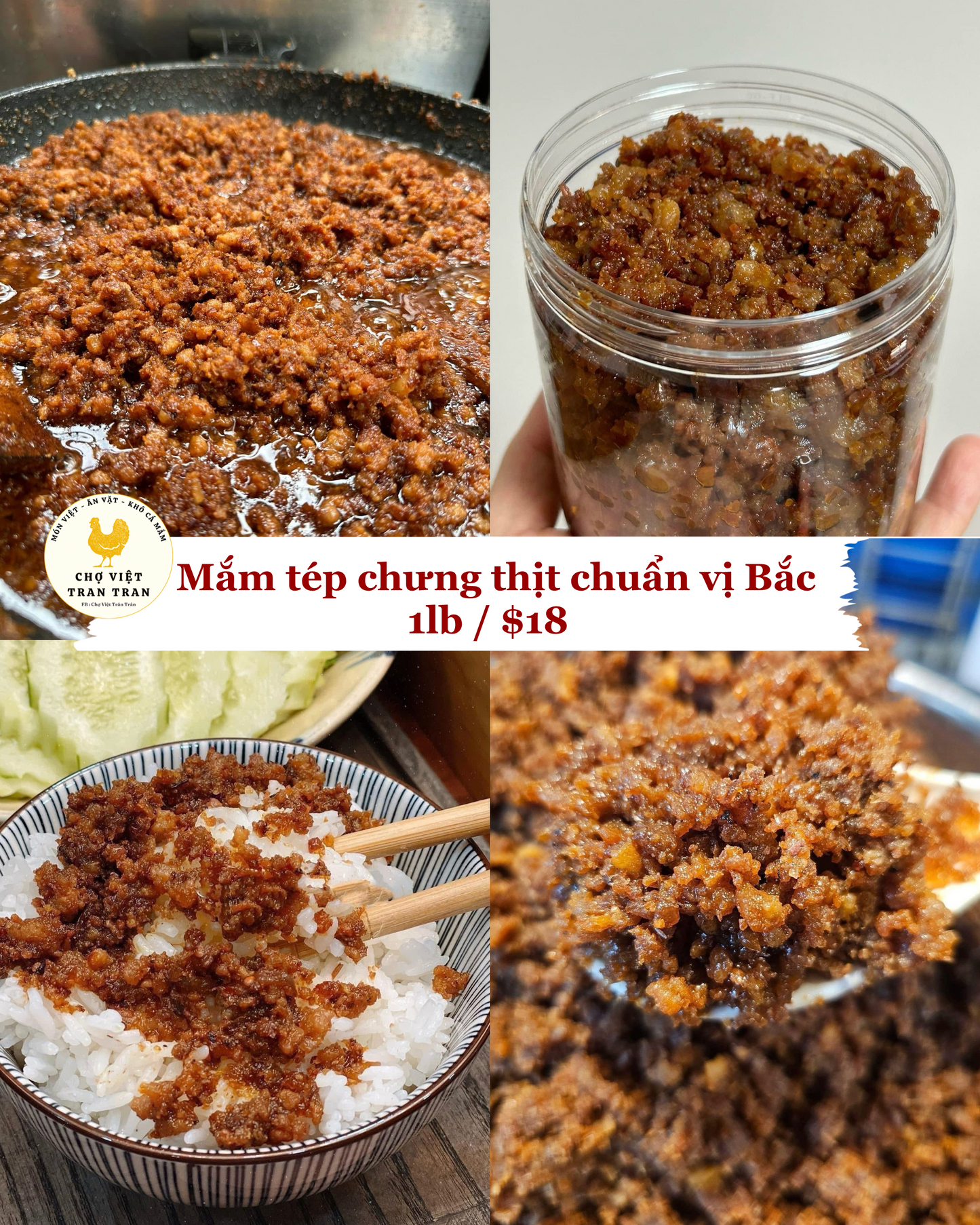 Mắm tép chưng thịt