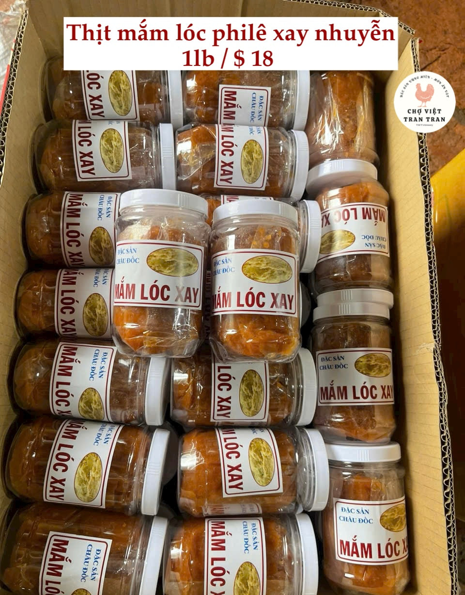 Mắm lóc phile xay nhuyễn