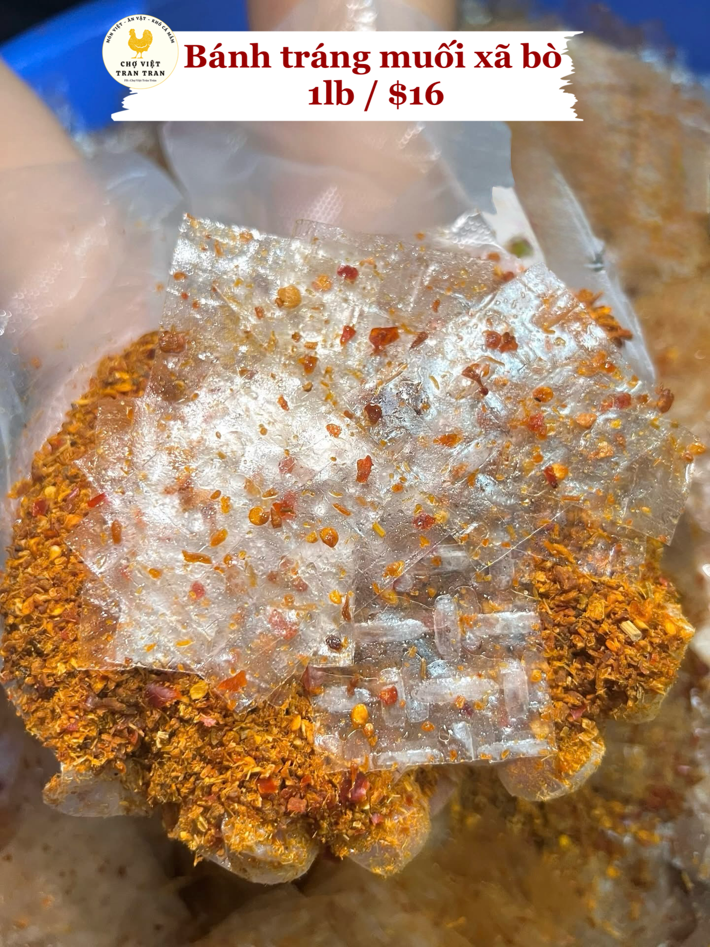 Bánh tráng muối xả bò