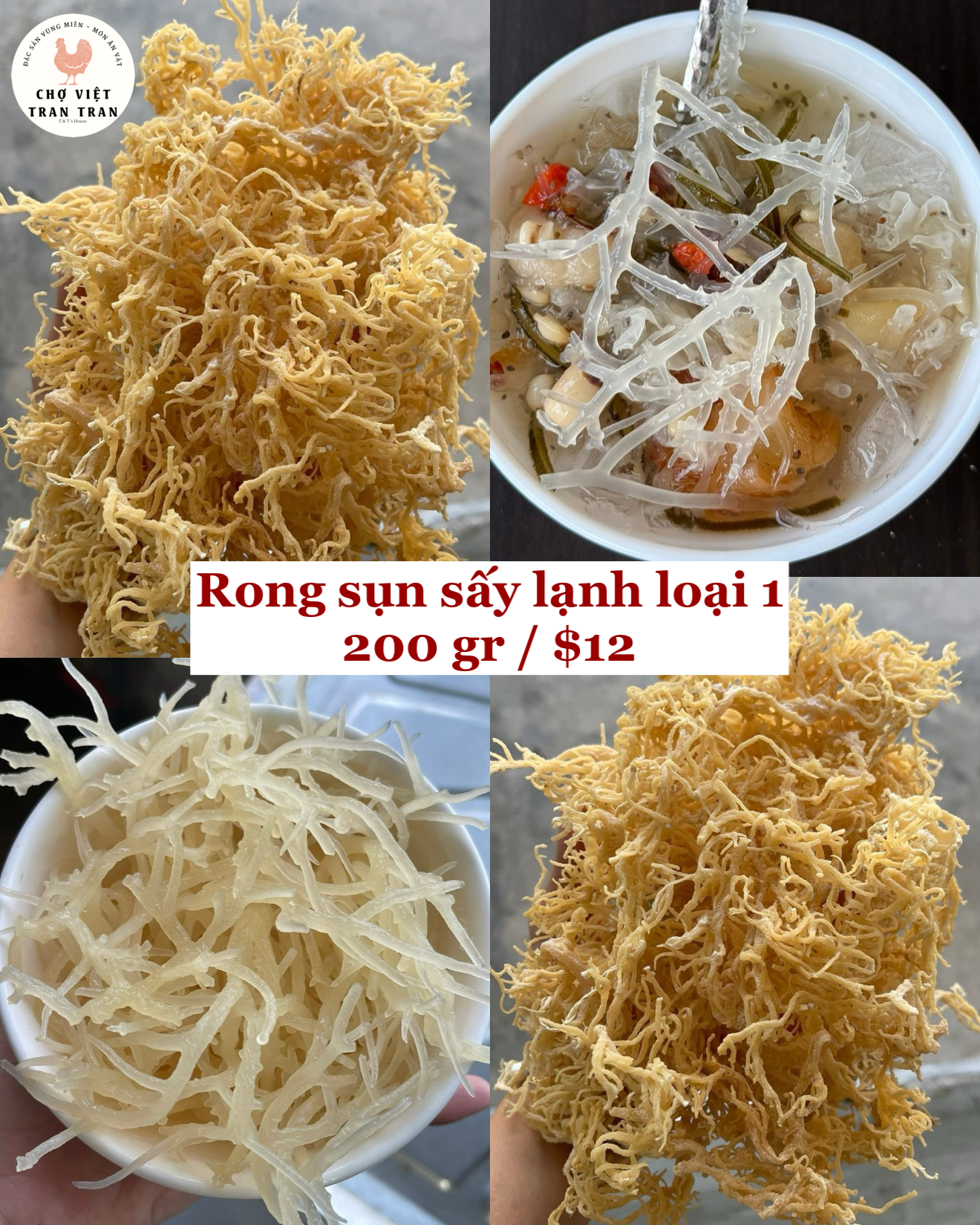 Rong sụn sấy lạnh loại 1