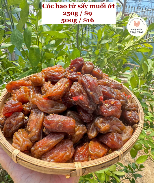 Cóc bao tử sấy muối ớt