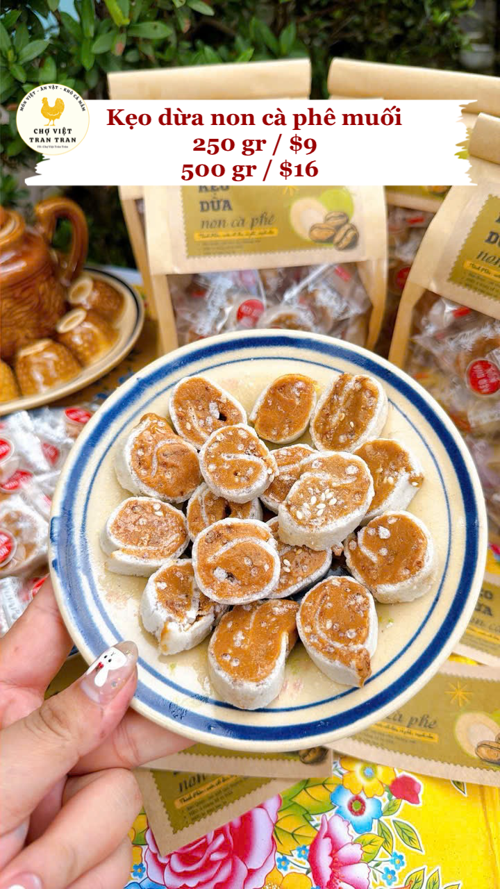 Kẹo dừa non cà phê