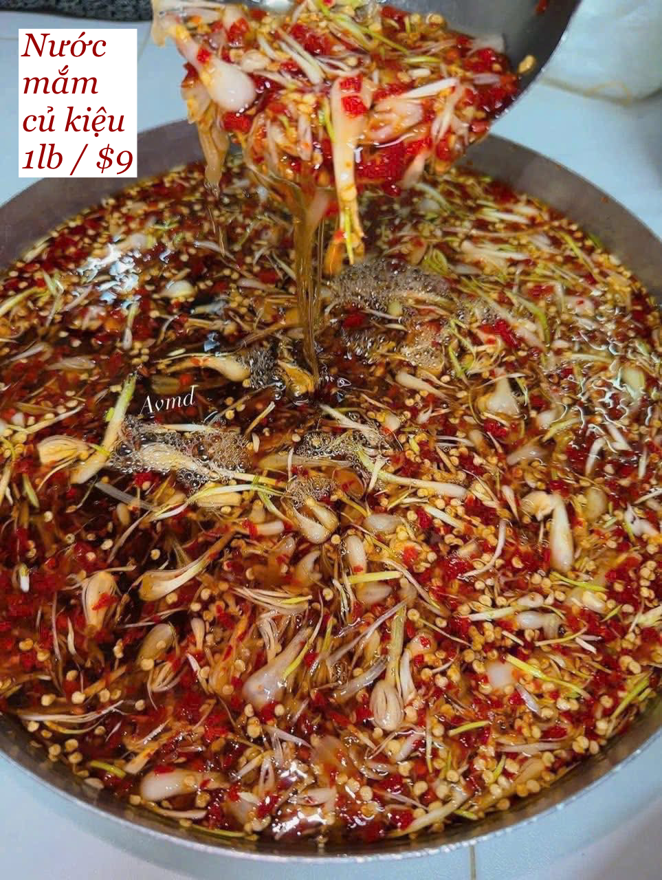 Nước mắm củ kiệu