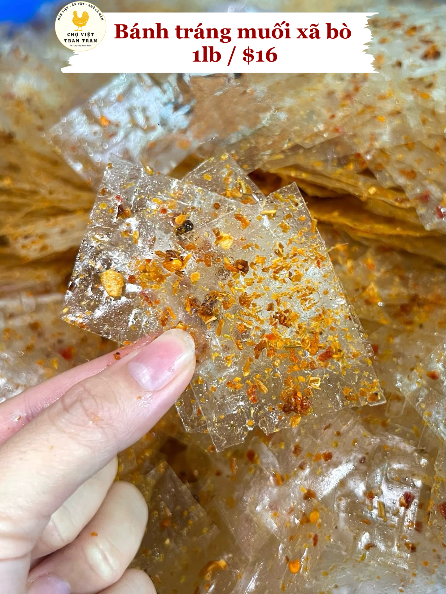 Bánh tráng muối xả bò