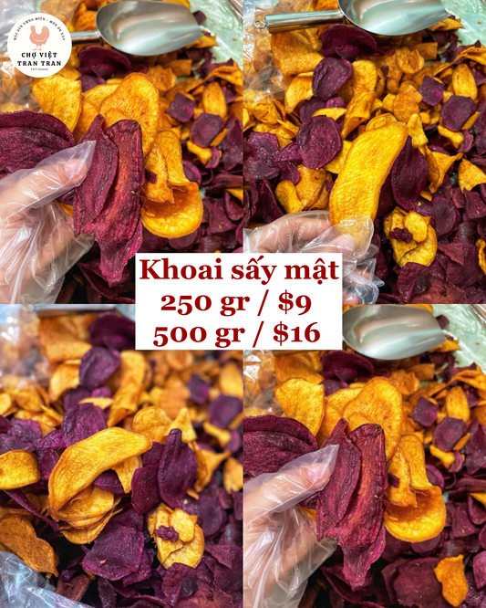 Khoai lang sấy mật giòn
